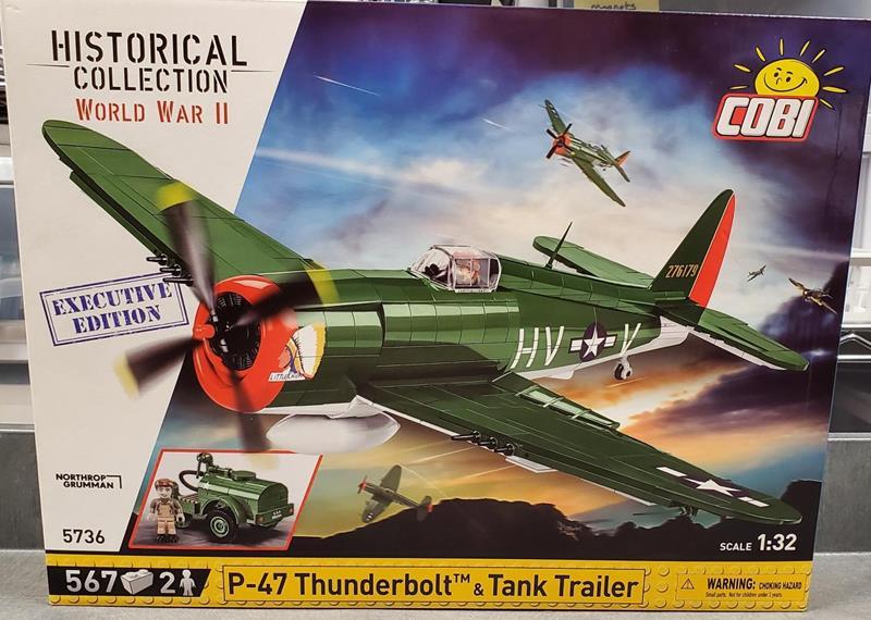 P-47 Thunderbolt & Tank Trailer,COBI-5736