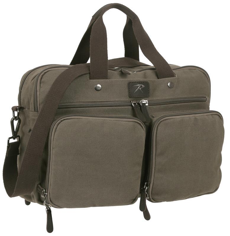 BAG - Rothco Canvas Briefcase Backpack,2783